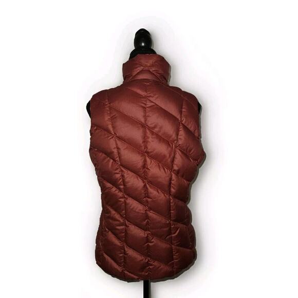 Patagonia Nano Air Puff Goose Down Reversible Women’s Vest Sz M Red - Picture 8 of 13